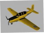 Beech T34 Static Airplane for FSX
